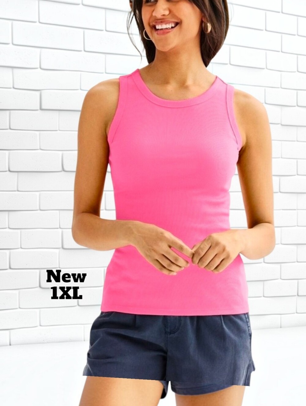 NEW 3/$25 New Ribbed Crewneck Tank Top Various Colors (PPE) Bundle & Save